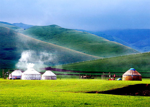 呼伦贝尔大草原·白桦林·奥洛契·黑山头·186彩带河6日游(内蒙古·双卧)